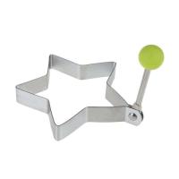 ราคา KONCO แม่พิมพ์ทอดไข่ทำจากสแตนเลสรุ่นสำหรับทอดไข่อุปกรณ์ที่ใช้ในครัวไข่รูปดาวรักดอกไม้ทรงกลม (11077545943)