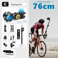 ราคา 20230529สำหรับกล้องเพื่อการกีฬาแอคชั่นโกโปร Insta360อุปกรณ์เสริมและที่จับโทรศัพท์มือถือจักรยานไม้เซลฟี่กันลื่นที่ยึดแฮนด์ตัวยึดโทรศัพท์อุปกรณ์เสริมจักรยานหมุนได้ (19248981136)