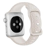 ราคา เหมาะสำหรับ Watch7สายนาฬิกาข้อมือสายคาด Apple Watch สายนาฬิกาข้อมือซิลิโคนนูนเรเดียมซิลิโคนพิมพ์ลายนูนสายนาฬิกาข้อมือ Haikag (19694135551)
