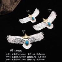 ราคา COD จุดจี้นกอินทรีแฟชั่นผู้ชาย 925 เงินแท้อินเดียฮิปฮอปผู้ชายแบรนด์แฟชั่นสร้อยคอจี้คู่ (16164750740)