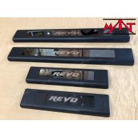 ราคา สคัฟเพลท ชายบันได Scuff plate 4 ประตู REVO 2015 2022 ดำด้าน ชุป ครอบชายบน (17452342603)