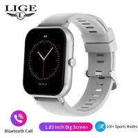 ราคา LIGE นาฬิกาข้อมือผู้ชาย HD BW0460 AMOLED สำหรับผู้ชายมาใหม่มีบลูทูธโทรศัพท์ออกกำลังกายวัดอัตราการเต้นของหัวใจสายรัดข้อมือฟิตเนสวัดความดันโล (20798869430)