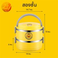 ราคา ปิ่นโตแยกชั้น กล่องอาหาร กระเป๋าปิ่นโตลายเป็ด ปิ่นโตสแตนเลส ปิ่นโต2ชั้น 3ชั้น ปิ่นโตหลากสี ปิ่นโตเก็บความร้อน (20977476147)