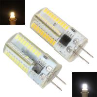 ราคา โคมไฟซิลิโคนหลอดไฟคริสตัลหรี่แสงได้ G4 80 LED 3014 SMD 110V 220V สีขาว สีขาวอบอุ่น (20775204522)