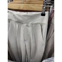 ราคา New Collection กางเกงทรงกระบอกใหญ่ เอวสูง ลายผ้าชิโนริ ความยาว41นิ้ว (16257980540)