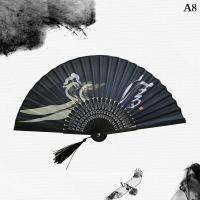 ราคา Valitoo พัดลมมือถือพัดลมพับได้หรูหราสไตล์โบราณพับได้อุปกรณ์เสริมจากจีนภาพวาดหมึกตกแต่งแบบตะวันออก (17249087121)