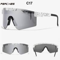 ราคา PEACHES Cycling พิทแว่นตาปั่นจักรยานสีสันสดใส UV400แว่นตาขี่จักรยานความเหนียวสูงพร้อมกรอบเคลือบเลนส์แว่นตาอุปกรณ์ปั่นจักรยานกลางแจ้ง (19086320582)