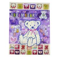 ราคา กระเป๋า กระเป๋าหิ้วใส่ของชอปปิ้ง ถุงพลาสติกหูหิ้วพิมพ์ลายน่ารัก PVC ขนาด 30x25x9cm มี2สี (18948117908)