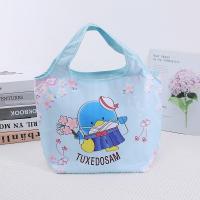 ราคา Kawaii Sanrio กระเป๋ากล่องข้าวกลางวันการ์ตูนอะนิเมะ Hello Kitty Kuromi Cinnamoroll ฉนวนกันความร้อน Bento แบบพกพาอาหารกระเป๋าถือใส่ของ (20239515249)