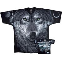 ราคา Liquid Blue Mens Arctic Wolf Black T Shirt (19999580549)