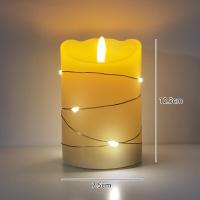 ราคา เทียนอิเล็กทรอนิกส์ เทียน LED แสงสีส้ม เปลวไฟพลิ้วไหวสะเหมือนจริง เทียนประดับ สำหรับคริสต์มาสห้องนอนบ้านงานแต่งงานวันเกิดตกแต่ง (20278421099)