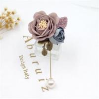 ราคา เข็มกลัดดอกไม้ผ้าสไตล์เกาหลีเข็มกลัดดอกไม้ติดหน้าอกเสื้อไหมพรมสำหรับใส่ทำงานเครื่องประดับเข็มกลัดเรียบหรูสำหรับเสื้อโค้ท (16932831273)