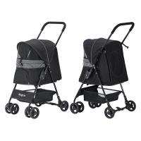 ราคา BHQ FU สามสไตล์ รถเข็นสัตว์เลี้ยง 4 ล้อสามารถถอดได้ 3in1 กระเป๋าในรถแบบแยก รถเข็นสุนัข รถเข็นแมว น้ำหนักเบา ถเข็นสุนัขและแมว (14325979227)
