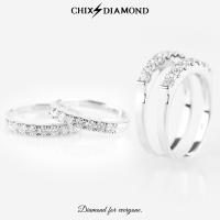 ราคา Madam Chix Diamond MR012 แหวนแถว เพชรแท้ 4 ตัง 99 SI2 ทองแท้ 18k มาตรฐานสากล มี2สี พร้อมจัดส่ง (21279285981)
