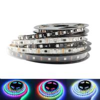 ราคา 5V 12V WS2812B ไฟ LED Strip กันน้ำ WS2811 5 เมตร 5050 30 60leds m WS2812 WS2812B แถบ LED (11619316942)