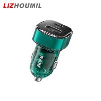 ราคา LIZHOUMIL C45 USB Car Charger 43W USB A USB C Port Fast Charging Car Charger Adapter For Smart Phones Laptops Tablets (21273721683)