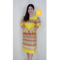 ราคา พร้อมส่ง ชุดเดรสผ้าฝ้าย ชุดเดรสพื้นเมือง ชุดผ้าไทย ชุดผ้าฝ้าย ชุดคุณครู ชุดทำงาน ชุดเดรสผู้หญิง (20853940873)
