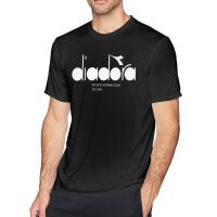 ราคา พิมพ์พรีเมี่ยม เสื้อยืดผ้าฝ้าย Korean style Tshirt Diadora big size male tops Men Hand Printed Tee cotton Shirt 1w0V (20809250948)
