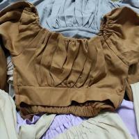 ราคา เสื้อครอปแขนยาวผูกเอว (16427174724)