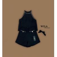 ราคา WL09 Tag WILA Brand ชุดเซต 2 ชิ้น เสื้อทรงแขนเว้า แมทช์กับ กางเกงขาสั้น (20238230672)