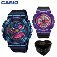 ราคา เดิม G Shock GM110 BA110 ผู้ชายและผู้หญิงกีฬานาฬิกาคู่ตั้ง 200 เมตรกันน้ำกันกระแทกกีฬาคนรักกีฬานาฬิกาข้อมือรับประกัน 4 ปี BA 110NC 6A GM 110SN 2A (20453658831)