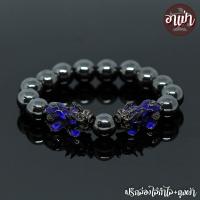 ราคา อาเป่า หินเฮมาไทต์ แร่เฮมาไทต์ Hematite ขนาด 12 มิล ประดับปี่เซียะ 5 ธาตุ 1 คู่ ปี่เซียะเปลี่ยนสี ปี่เซียะ 5 สี คัดหิน กำไลหินสี กำไลหินนำโชค (17544178825)