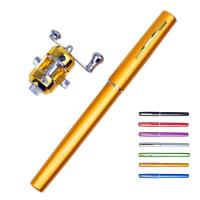 ราคา 1 เมตร Combo ตกปลา Rods พับปากกากระเป๋ามินิชุดคันเบ็ดตกปลา Telescopic Fishing Rod Set Fishing Rod Reel ชุดเครื่องตกปลา Rod แบบใช้มือถือ (14119683311)