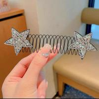 ราคา หวีผมสำหรับพลอยเทียมรูปดาวสำหรับหวานสไตล์เกาหลีผู้หญิงปิ่นปักผมแฟชั่นหวีสับกิ๊ฟติดผมสาวใหม่ (20221048632)