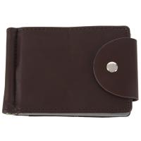 ราคา Ultra thin Slim Men Leather Money Clip Wallets ID Credit Card Holder Coin Purse Gray (20033749484)