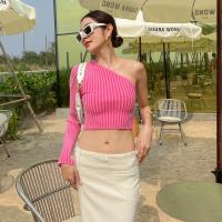 ราคา ไอเท็มซัมเมอร์ 320 ฟรีส่ง กับ knit top ทอร่องสลับสีเข้มอ่อน ดีไซน์เปิดไหล่ข้างเดียว ลุคเก๋ๆ แซ่บๆ ดูผู้ดีมีเทสสุดๆ amuse (18528160829)