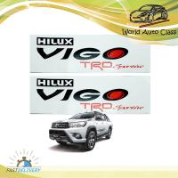ราคา สติ๊กเกอร์ VIGO TRD Sticker โตโยต้า ไฮลัค วีโก้ สี ดำ แดง Toyota Hilux Vigoจำนวน 2ชิ้น 2ประตู 4ประตู ปี ขนาด 10 59 มีบริการเก็บเงินปลายทาง (9030263145)
