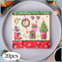 ราคา Koklife Christmas Napkins Disposable Paper Napkins Dinner Napkins Cocktail Napkins for New Year (20772676354)