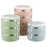ราคา ปิ่นโต ปิ่นโตใส่อาหาร ปิ่นโตพกพา 2 3 4ชั้น ทรงกลม Lunch Box Food กล่องอาหารกลางวัน ความจุขนาดใหญ่ สแตนเลส 304 ปิ่นโตเก็บอุณภูมิ ปิ่นโตเก็บความร้อน (20741024601)