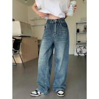 ราคา กางเกงยีนส์ทรงกระบอก ขายาวเท่ๆ สินค้าพร้อมส่ง 969 NZ (20552336735)