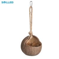 ราคา Coconut Bird House Coconut Shell Hide Nest Shelter Hanging Birdhouse Cage Habitats Decor For Hamster Sugar Glider Parrot Bird (20869134555)