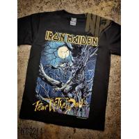 ราคา Iron Maiden เสื้อยืด ROCK เสื้อยืด เสื้อวง เสื้อดำ สกรีนลายอย่างดี ผ้าหนานุ่ม ไม่หดไม่ย้วย NTS T SHIRT Tops (19541109602)
