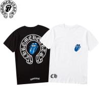 ราคา เสื้อยืดแขนสั้นคู่พิมพ์ลายเกือกม้าขนาดใหญ่พิมพ์ลายลิ้นสีน้ำเงินหินกลิ้งเสื้อยืดที่เหมาะกับชายและหญิง (18407359534)