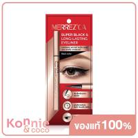 ราคา Merrezca Super Black Long Lasting Eyeliner 0 8g เมอร์เรซกา อายไลเนอร์ หัวเมจิกเส้นเรียวเล็ก เขียนลื่น ง่าย (17390229616)