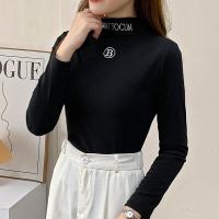 ราคา ECOOL เสื้อคอเต่ากำมะหยี่เยอรมันครึ่งคอเต่าสำหรับผู้หญิงแขนยาว (21006811810)