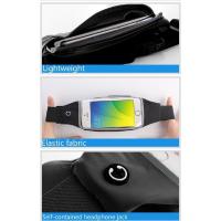 ราคา Uni Running Waist Bag Sports Belt 6 Inch Touchscreen Waterproof Phone Pouch Running Waist Equipment (15113866586)
