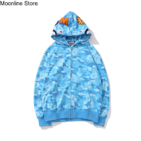 ราคา เสื้อกันหนาวและคลุมออกกำลังกายผู้ชายสีส้ม BAPE X pubg ใหม่ ลาย H oodies sweatershirt แบบสไตล์คลาสสิก เสื้อกันหนาวเสื้อผู้ชายแฟชั่น BAPE SHARK HEAD เสื้อผ้าหน้าหนาว (18134701552)