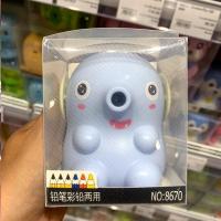 ราคา กบเหลาดินสอรูปช้าง สีฟ้า รุ่น Blue elephant pencil sharpener 09G OKs (13540246608)