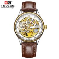 ราคา TEVISE นาฬิกาแฟชั่นโปร่งโปร่งสำหรับผู้ชายฉบับภาษาเกาหลีนาฬิกาผู้ชายแบบกลไกเข็มขัดอัตโนมัติ T820E (20720778616)