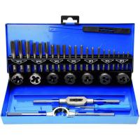 ราคา 32PC Tap and Die Set Hand with 32 Sets of Tap and Die Tapping Tool Set Tap and Die Set Drill Tool Se (20665690901)
