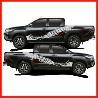 ราคา TOYOTA TRD สติ๊กเกอร์ลายโคลนข้างโตโยต้า TRD สติ๊กเกอร์ซิ่งสติ๊กเกอร์ติดรถ ชุดแต่งกระบะโตโยต้า sticker สอบถามเพิมทางแชทครับ (1286646912)