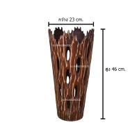 ราคา แจกันไม้มะม่วง ฉลุข้าง ขนาด กว้าง23cm สูง46cm (17526360821)
