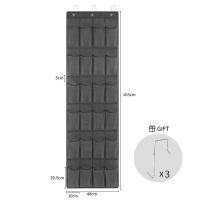 ราคา กระเป๋าตาข่ายขนาดใหญ่24ช่องรองเท้าแขวนติดผนังชั้นวางจัดระเบียบกว่าประตูกระเป๋าเก็บของผ้าตู้เสื้อผ้ารองเท้าใส่ของจุกจิก (19840685174)