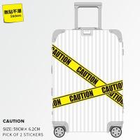ราคา stickers 2 pieces set Large size off white personalized trendy brand luggage sticker travel box wall waterproof (19660631596)