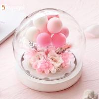 ราคา Seangel ของขวัญวันสตรีที่เก็บรักษาไว้ดอกไม้สดดอกไม้แห้งความงามและสัตว์เดรัจฉานสดสีแดงนิรันดร์กุหลาบในโดมแก้วสำหรับของขวัญวันวาเลนไทน์ล่าสุด3 5ปี (15587343901)