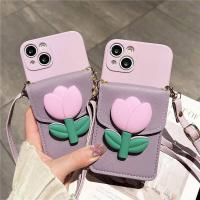 ราคา เคสแบบกระเป๋าสตางค์สำหรับ iPhone 14 12 13 11 Pro MAX X XR XS Max 5 5S 6 6S 7 8 Plus 12 13 Mini 3D เคส Dompet Koin ลายดอกไม้น่ารักหรูหราเคสโทรศัพท์ TPU นิ่มมือถือเด็กผู้หญิง (18083100042)